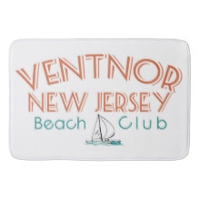 Vintage Ventnor Beach Club Bath Mat from www.retrophilly.com