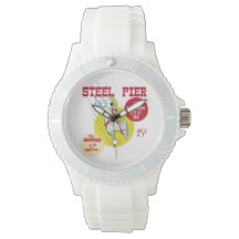 Vintage Steel Pier Ladies Silicon Sport Watch from www.retrophilly.com