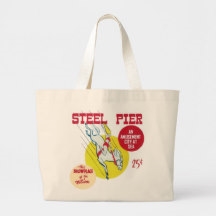 Vintage Steel Pier Atlantic City Beach Bag from www.retrophilly.com