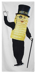 Vintage Mr Peanut Beach Towel from www.retrophilly.com