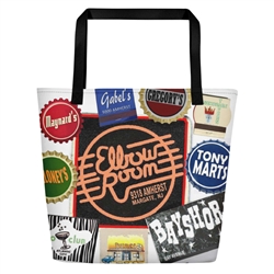 Vintage Jersey Shore Bars Beach Bag from www.retrophilly.com