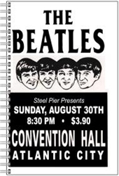 Vintage Beatles '64 Atlantic City Icons Notebook from www.retrophilly.com