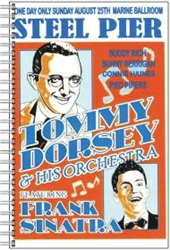 Vintage Sinatra Dorsey Steel Pier Atlantic City Notebook from www.retrophilly.com