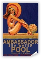 Vintage Ambassador Hotel Atlantic City Poster from www.retrophilly.com