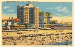 Vintage Breakers & St Charles Hotels Atlantic City Poster from www.retrophilly.com