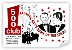 Vintage Frank & Dean at the 500 Club Atlantic City Poster from www.retrophilly.com