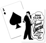 Vintage Frank Sinatra at the 500 Club Playing Cards from www.retrophilly.com