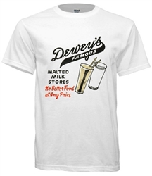 vintage t-shirt design for Deweys famous restaurant chain in Philadelphia from www.retrophilly.com