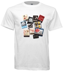 collage t-shirt design of legendary Philadelphia restaurants and supper clubs from www.retrophilly.com
