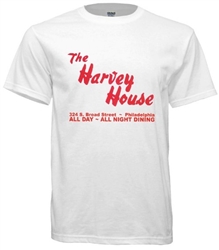 vintage t-shirt design The Harvey House restaurant in Philadelphia from www.retrophilly.com
