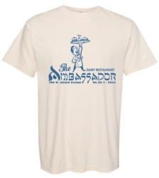 vintage t-shirt design for Philadelphia's legendary kosher Ambassador Dairy Restaurant from www.retrophilly.com