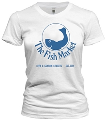 Vintage Fish Market Philadelphia T-Shirt from www.retrophilly.com