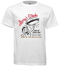 Vintage Larry's Steaks T-Shirt from www.RetroPhilly.com