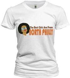 Best Girls are from North Philly T-Shirt from www.retrophilly.com