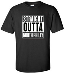 Straight Outta North Philly Tee from www.retrophilly.com