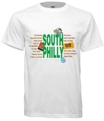 Vintage Jewish South Philadelphia Icons T-Shirt from www.retrophilly.com