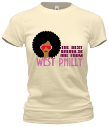 Vintage West Philly Girls T-Shirt from www.RetroPhilly.com