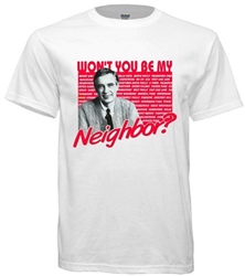 Mr. Rogers Won't You Be My Philly Neighbor T-Shirt from  www.RetroPhilly.com