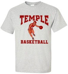 Vintage Temple Owls Old Skool Basketball Tee from www.RetroPhilly.com
