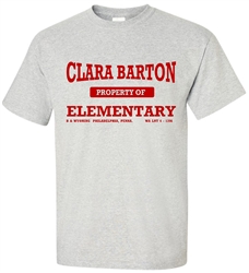 Vintage Clara Barton Elementary Philadelphia old school t-shirt from www.retrophilly.com