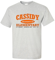 Vintage Cassidy Elementary Philadelphia old school t-shirt from www.retrophilly.com