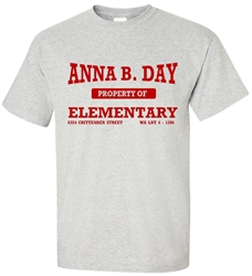 Vintage Anna B. Day Elementary Philadelphia Old School T-Shirt from www.RetroPhilly.com