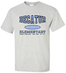Vintage Decatur Elementary Philadelphia Old School T-Shirt from www.RetroPhilly.com