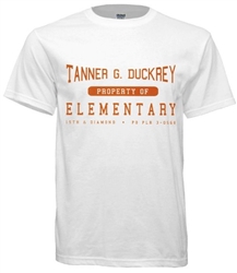 Vintage Duckrey Elementary Philadelphia Old School T-Shirt from www.RetroPhilly.com