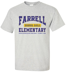 Vintage Farrell Elementary Philadelphia t-shirt from www.retrophilly.com