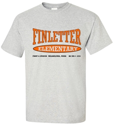 Vintage Finletter Elementary School Philadelphia t-shirt from www.retrophilly.com