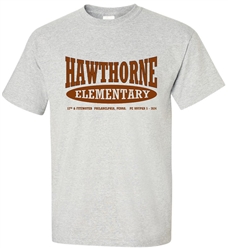 Hawthorne Elementary Philadelphia Old School T-Shirtfrom www.retrophilly.com