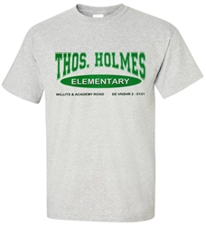 Vintage Holmes Elementary Philadelphia t-shirt from www.retrophilly.com