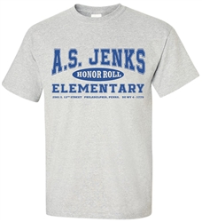 Vintage A.S. Jenks Elementary Philadelphia Old School T-Shirt from www.RetroPhilly.com
