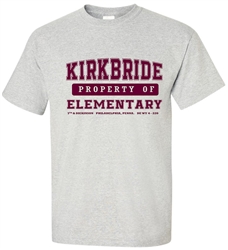 Vintage Kirkbride Elementary Philadelphia old school t-shirt from www.retrophilly.com