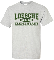 Vintage Loesche Elementary Philadelphia Old School T-Shirt from www.RetroPhilly.com