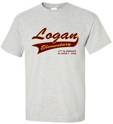 Vintage Logan Elementary Philadelphia old school t-shirt from www.retrophilly.com