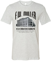 Vintage F.W. Miller Elementary Philadelphia Old School T-Shirt from www.retrophilly.com