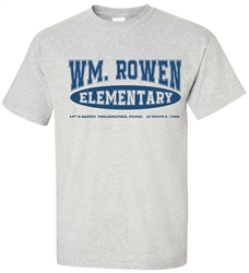 Vintage William Rowen Elementary School Philadelphia old school T-Shirt from www.retrophilly.com