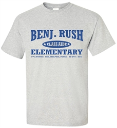 Vintage Rush Elementary School Philadelphia old school T-Shirt from www.retrophilly.com