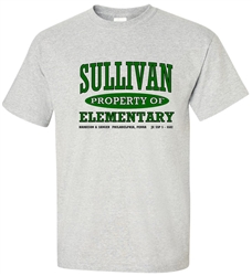 Vintage Sullivan Elementary Philadelphia old school t-shirt from www.retrophilly.com