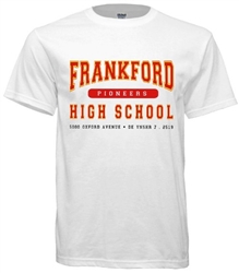 Frankford High Philadelphia Old School T-Shirt from www.retrophilly.com