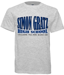 Simon Gratz High Philadelphia Old School T-Shirt from www.retrophilly.com
