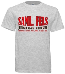 Fels Junior High Philadelphia Old School T-Shirt from www.retrophilly.com