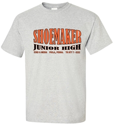 Shoemaker Junior High Philadelphia Old School T-Shirt from www.retrophilly.com