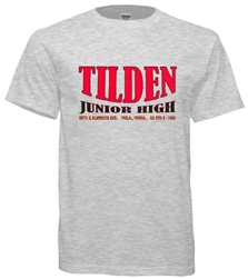 Tilden Junior High Philadelphia Old School T-Shirt from www.retrophilly.com
