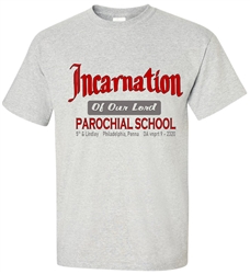 Vintage Incarnation of Our Lord Parochial Philadelphia Old School T-Shirt from www.retrophilly.com
