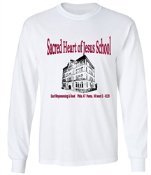Vintage Sacred Heart of Jesus Philadelphia Old School T-Shirt from www.retrophilly.com