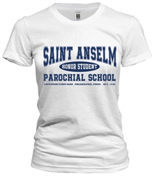 St Anselm Parochial Philadelphia old school t-shirt from www.retrophilly.com