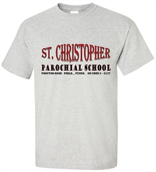 St. Christopher Parochial Philadelphia Old School T-Shirt from www.retrophilly.com