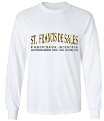 St Francis de Sales Parochial Philadelphia Old School T-Shirt from www.retrophilly.com